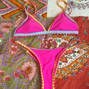 shein neon bikini